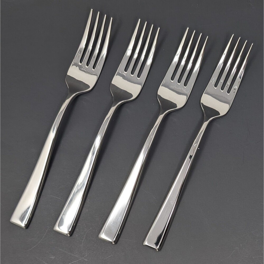 Lot Of 4 Sambonet Milano Table Fork 8" Mirror Finish on 18/10 Stainless 52539-08